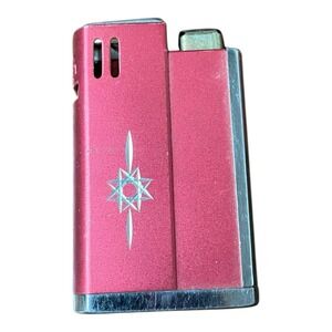 Vintage Red Kaywoodie Piezo Electric Lighter, Missing Switch Cap Japan